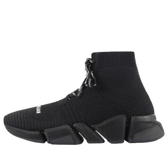 (WMNS) Balenciaga Speed 2.0 Lace Up Trainer 'Black' 617214W17011013