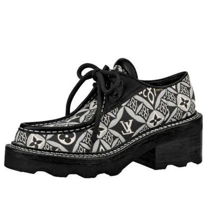 (WMNS) LOUIS VUITTON LV Beaubourg Loafers 'Black' 1A8D3E
