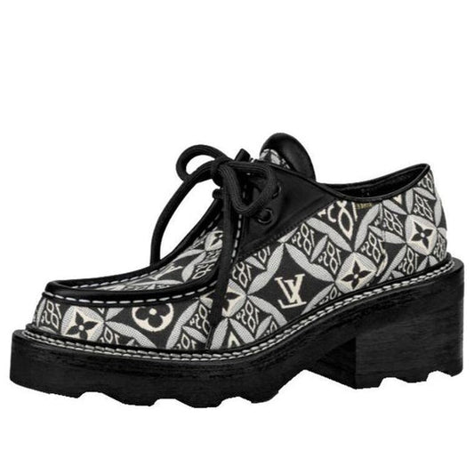 (WMNS) LOUIS VUITTON LV Beaubourg Loafers 'Black' 1A8D3E