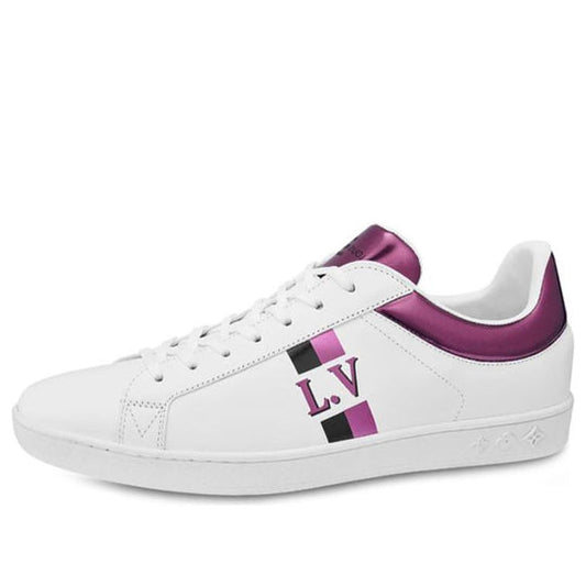 LOUIS VUITTON Luxembourg Sneakers 'White Metallic Pink' 1A5UIA