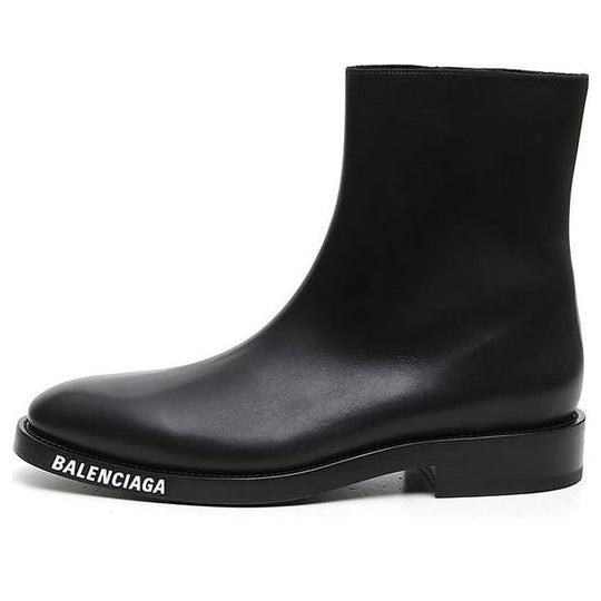Balenciaga Logo Ankle Boots 'Black' 590717WA7201000