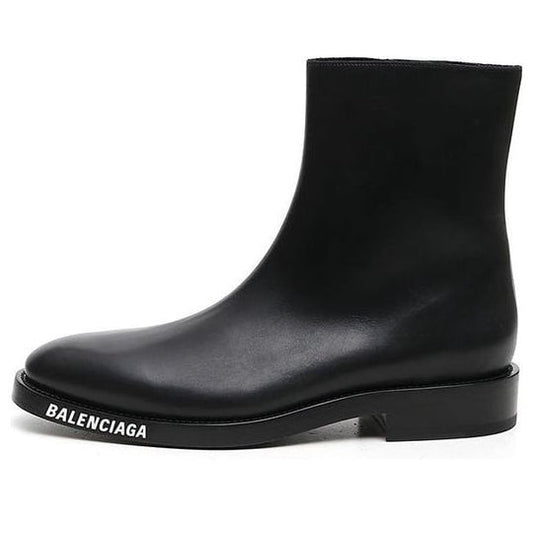 Balenciaga Logo Ankle Boots 'Black' 590717WA7201000