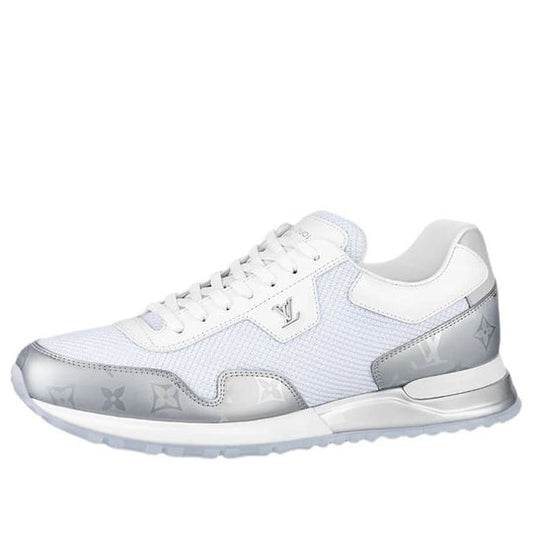 LOUIS VUITTON Run Away Sneakers 'White Silver' 1A9FF0