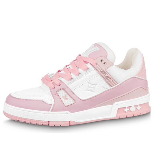 LOUIS VUITTON LV Trainers 'White Pale Pink' 1ABOEE