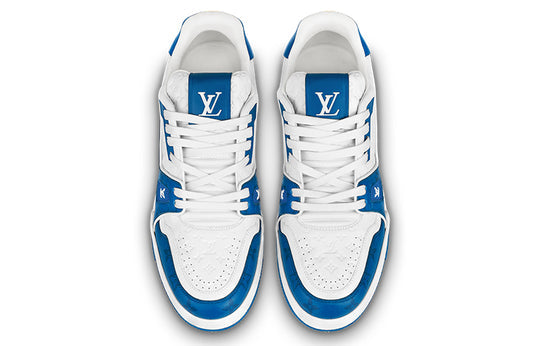 LOUIS VUITTON LV Trainers 'White Blue' 1ABOH4