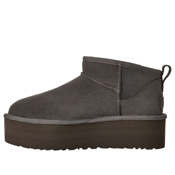 UGG(WMNS)  Classic Ultra Mini Platform Boots 'Charcoal Grey'