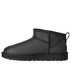 UGG(WMNS)  Classic Ultra Mini LTHR-Snow Boots 'Black'